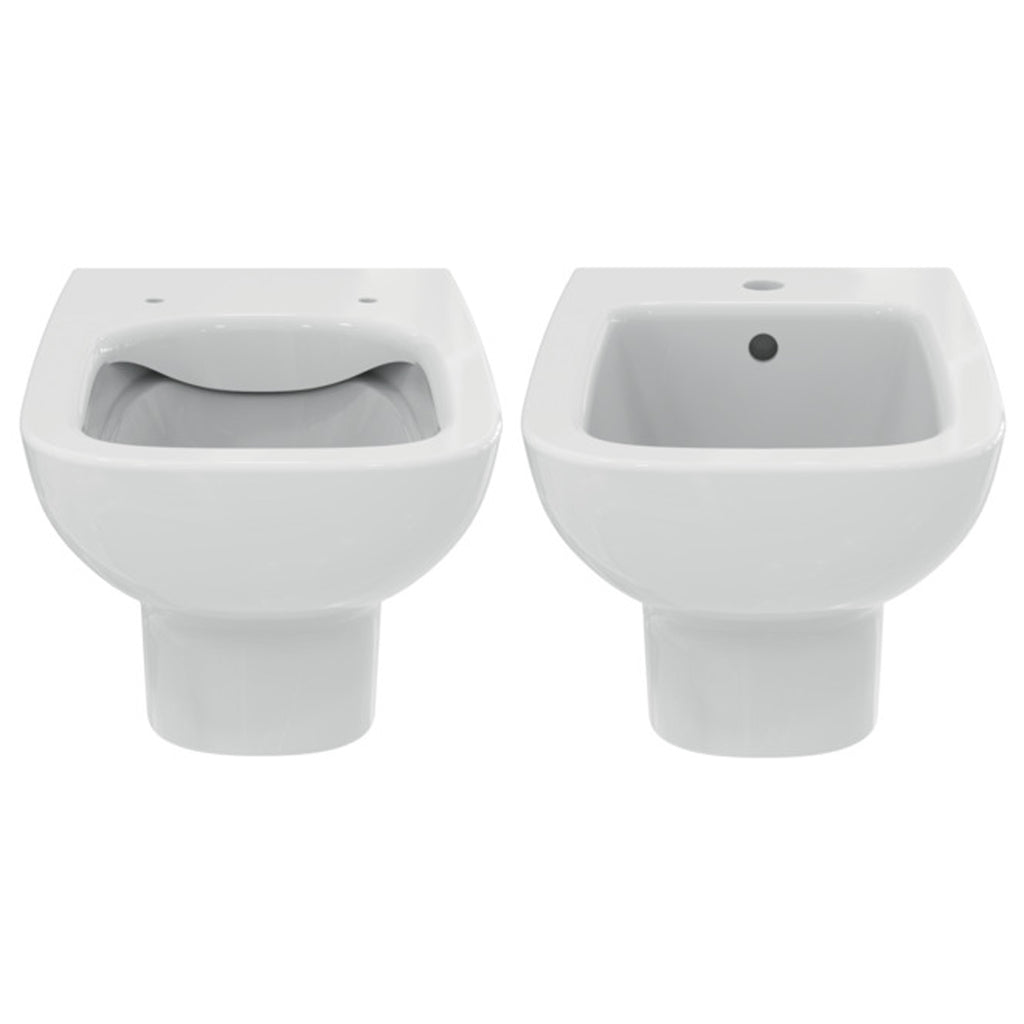 Sanitari sospesi con sedile soft close collezione Life Ideal Standard