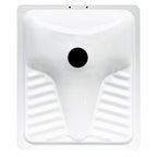 Vaso alla turca Smavit in acciaio porcellanato 55x65x15 cm