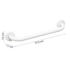 Maniglione orizzontale e verticale da 90 cm modello Fortis di Gedy - Bianco