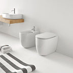 Sanitari filomuro 55x35 cm collezione Nolita Kerasan con sedile soft close