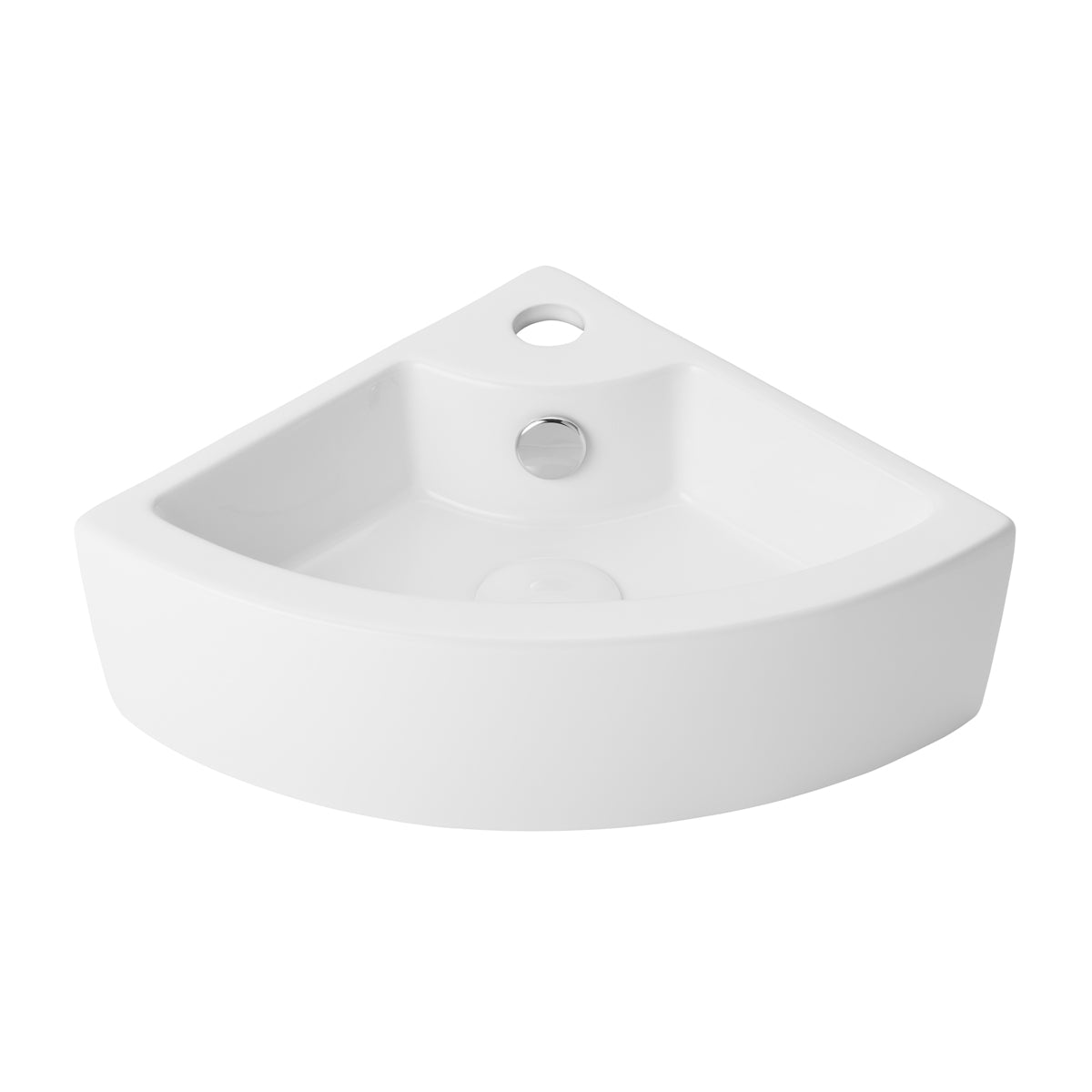 Lavabo ad angolo BathCore in ceramica - 43