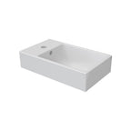 Lavabo a parete BathCore con installazione laterale sinistra 45x26 cm