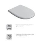 Coprivaso Grace in termoindurente soft close bianco