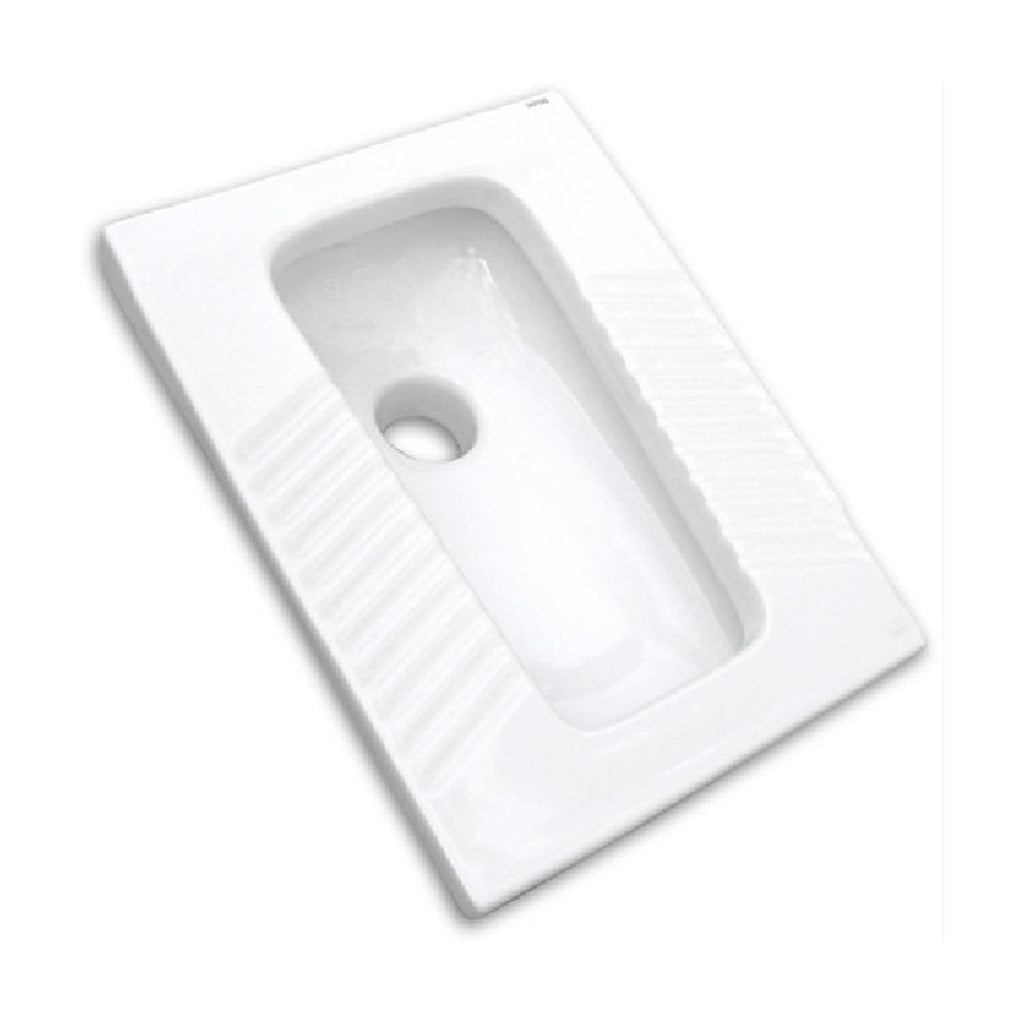 Vaso alla turca Rettangolare in porcellana COD. 179-T02 - Bianco