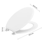 Sedile wc in MDF di Gedy modello Agata - Bianco