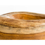 Lavandino da appoggio 'Sarong Basin' Ã˜ 35x18h cm by Cipi - radice di Teak