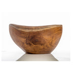 Lavandino da appoggio 'Sarong Basin' Ã˜ 35x18h cm by Cipi - radice di Teak