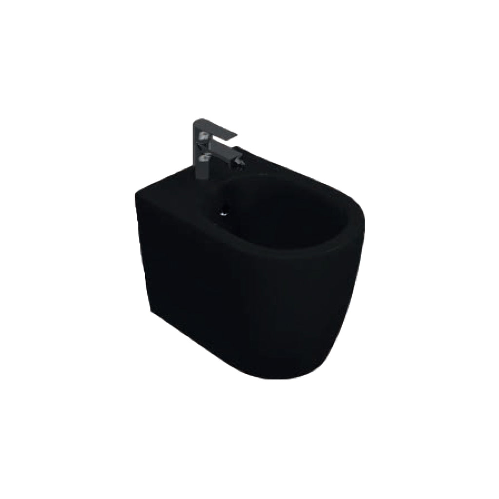 Sanitari Filomuro Rimless con copriwater Soft Close BathCore serie Infinity 53x36