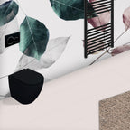 Sanitari Filomuro Rimless con copriwater Soft Close BathCore serie Infinity 53x36,5xH40 cm Nero Opaco