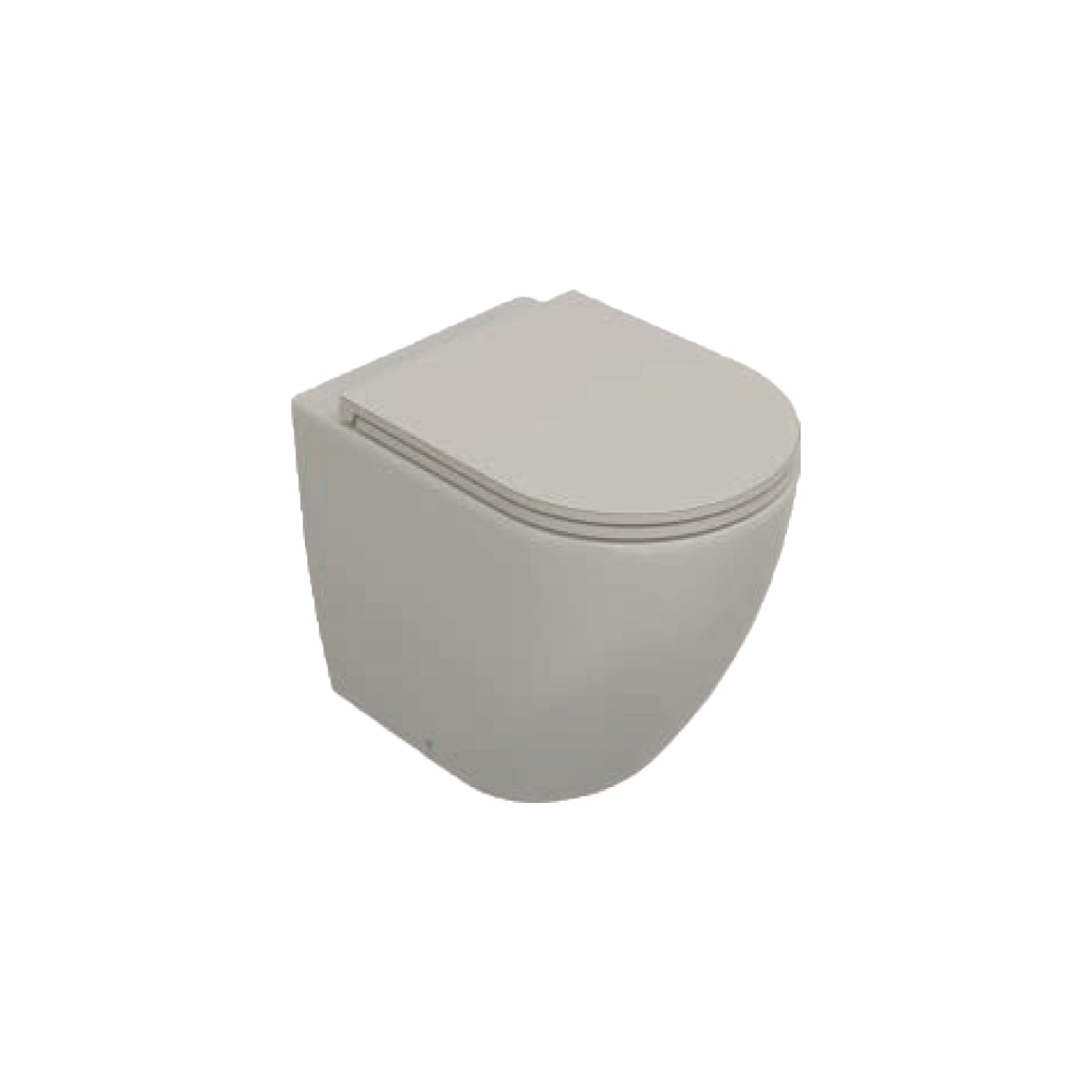 Vaso filomuro Rimless BathCore serie Infinity 52x36