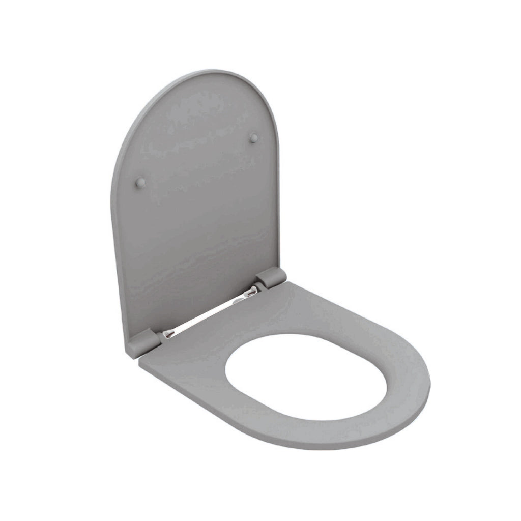 Copriwater Soft Close per vaso Filomuro BathCore serie Infinity color Grigio Pietra Opaco