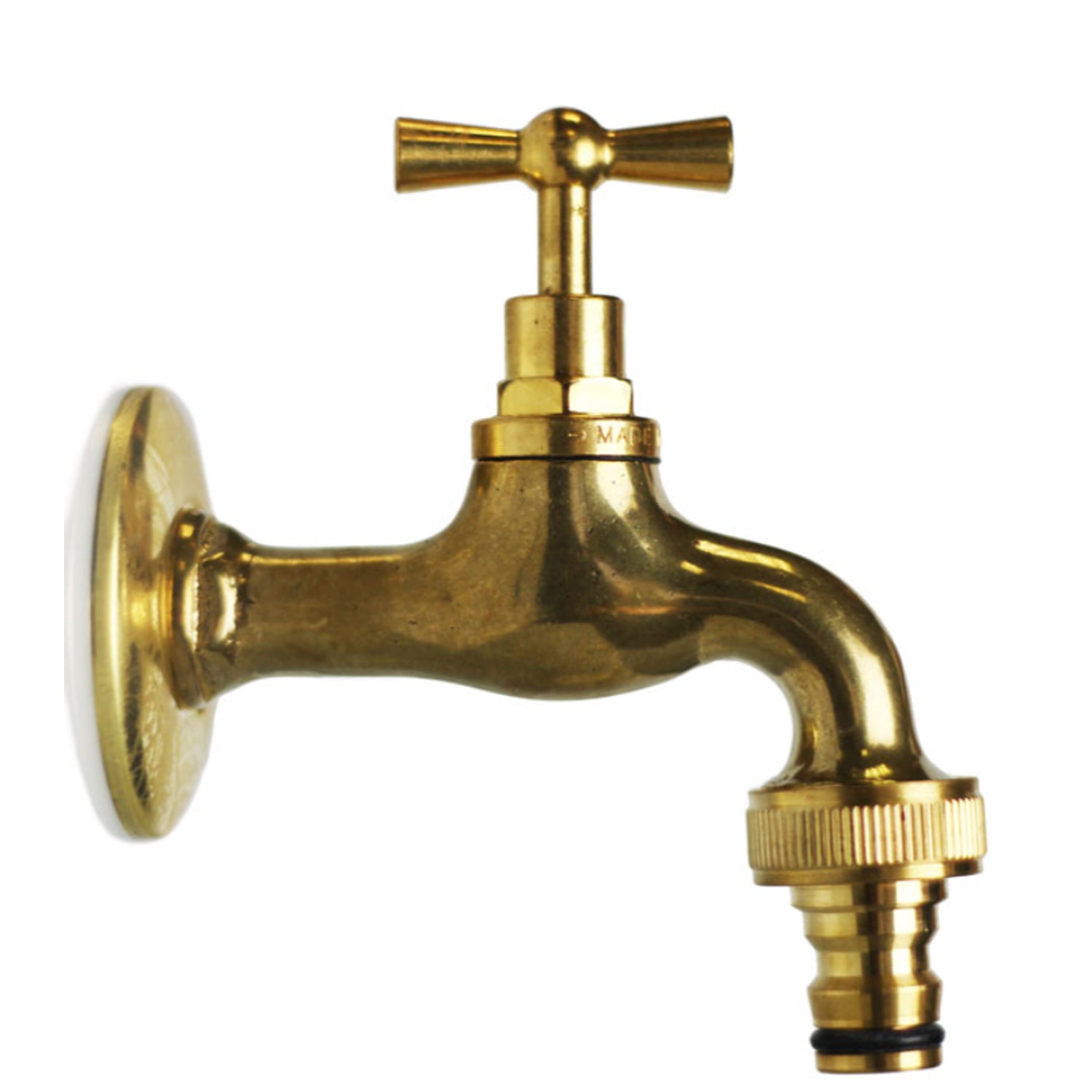 Rubinetto in ottone bronzato con attacco 1/2" ideale per esterni