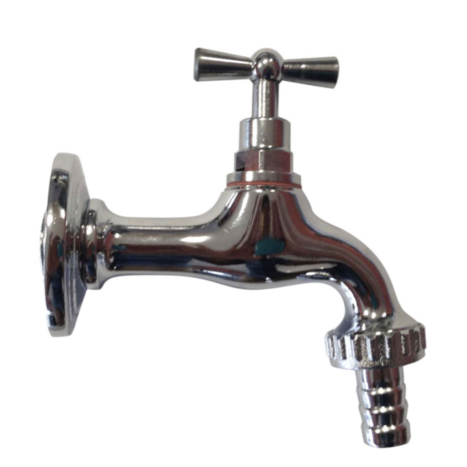 Rubinetto in ottone cromato con attacco 1/2" ideale per esterni