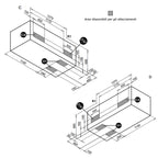 Vasca Bagno rettangolare Diamond in acrilico e Abs cm 160x70