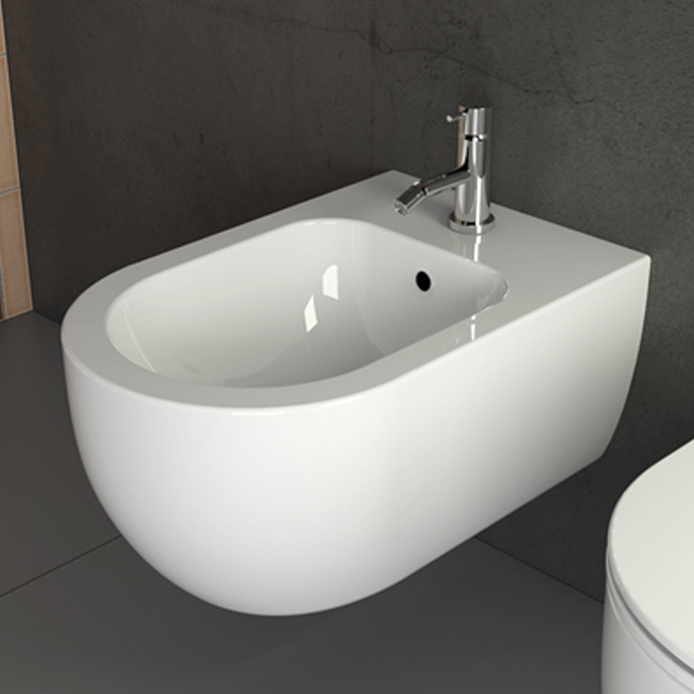 Sanitari sospesi senza brida 53 cm Ceramica Globo Mode Wc