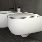 Sanitari sospesi senza brida 53 cm Ceramica Globo Mode Wc