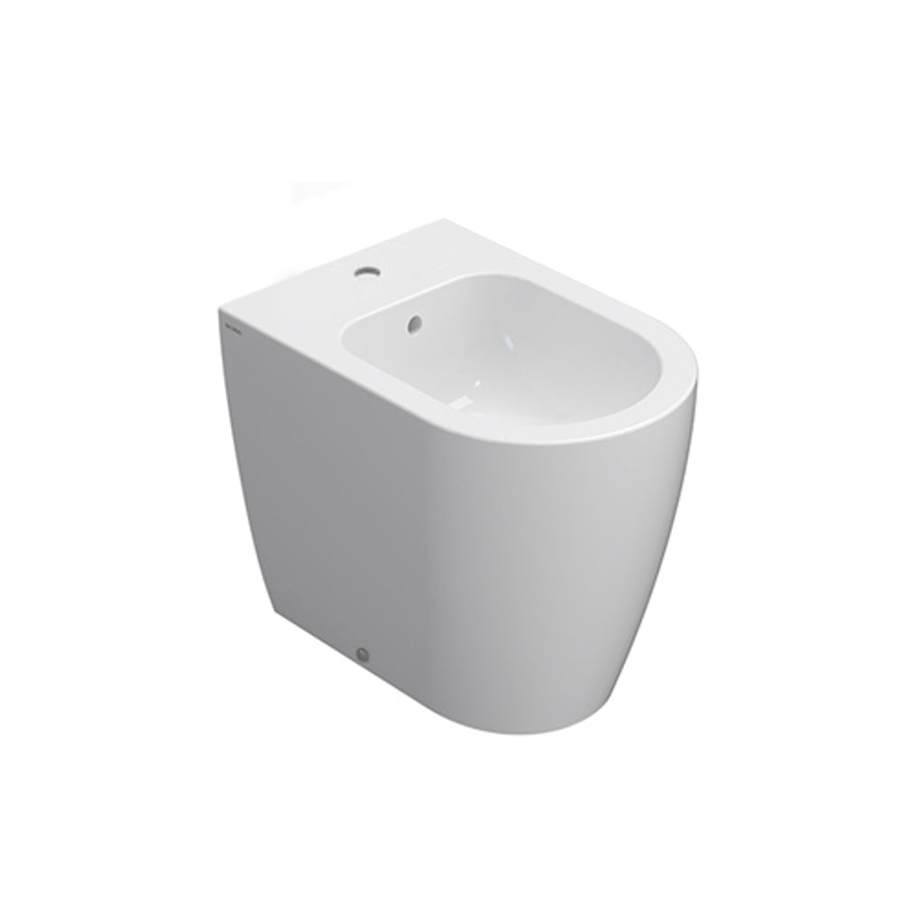 Sanitari filomuro rimless 53 cm Ceramica Globo Mode Wc scarico Multi