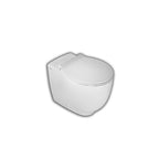 Wc filomuro traslato 55x36 cm collezione Le Fiabe di Hatria con sedile soft close