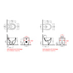 Bidet filomuro da 50 cm collezione Le Fiabe da Hatria