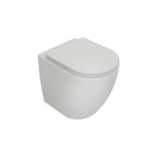 Sanitari Filomuro Rimless con copriwater Soft Close BathCore serie Infinity 53x36