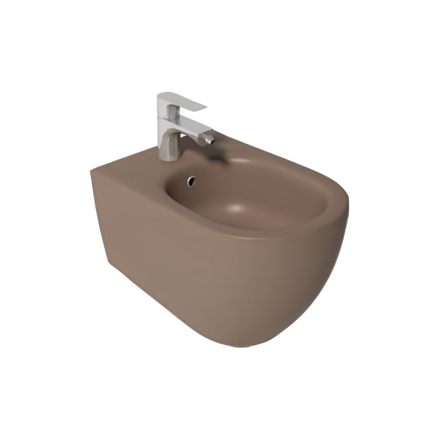 Sanitari sospesi Rimless con copriwater Soft Close BathCore serie Infinity 53x36