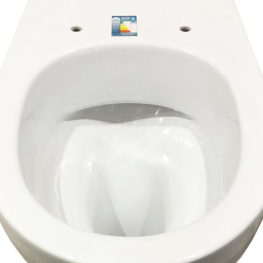 Wc filoparete con scarico traslato senza brida cm 54