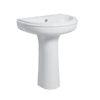 Lavabo con colonna Azzurra serie Charme 70x51xH85