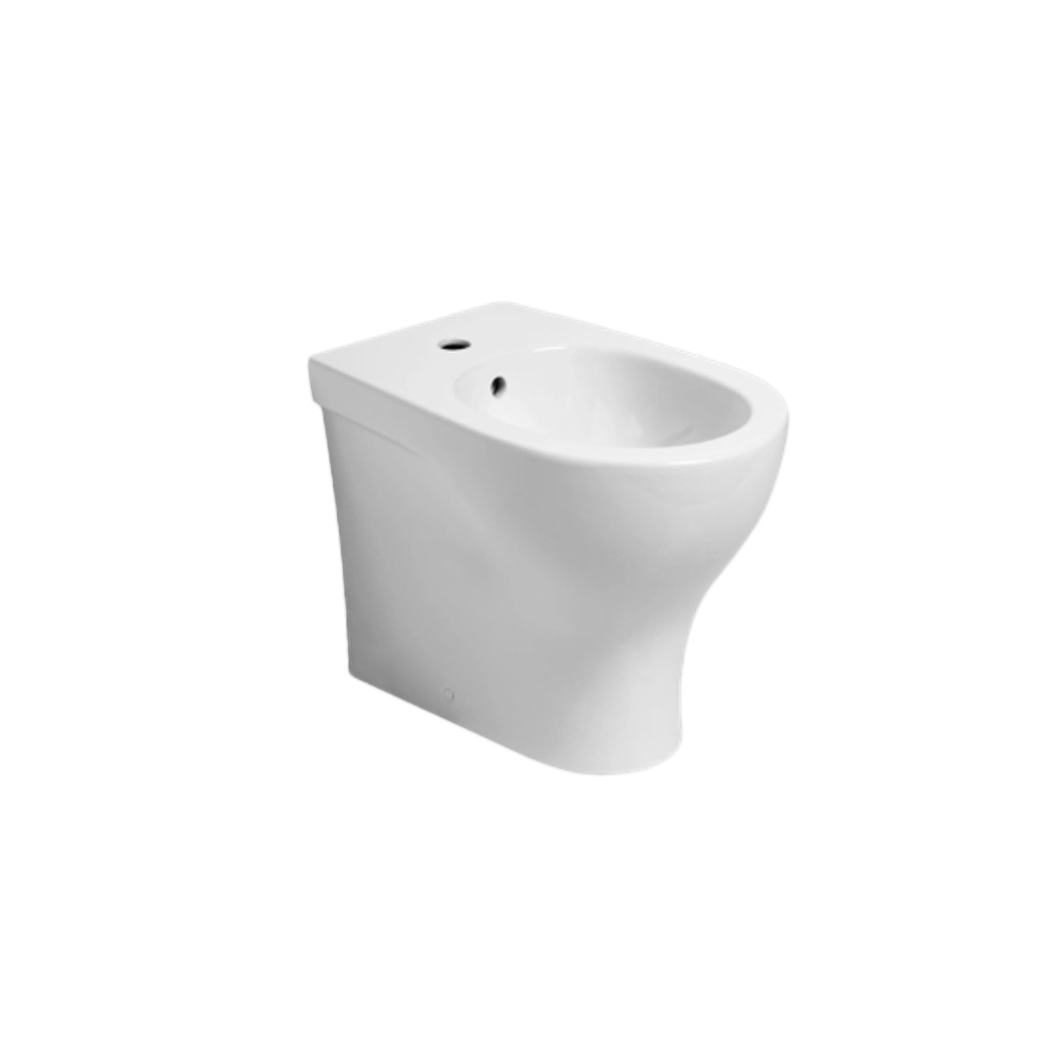Bidet filo parete in ceramica collezione Pratica by Azzurra 53x34