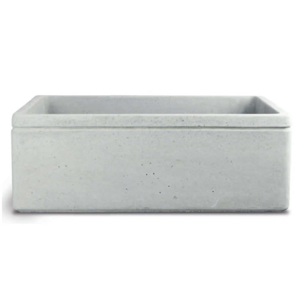 Lavello da esterno in cemento grigio cm 50x40x18h cm modello Liz