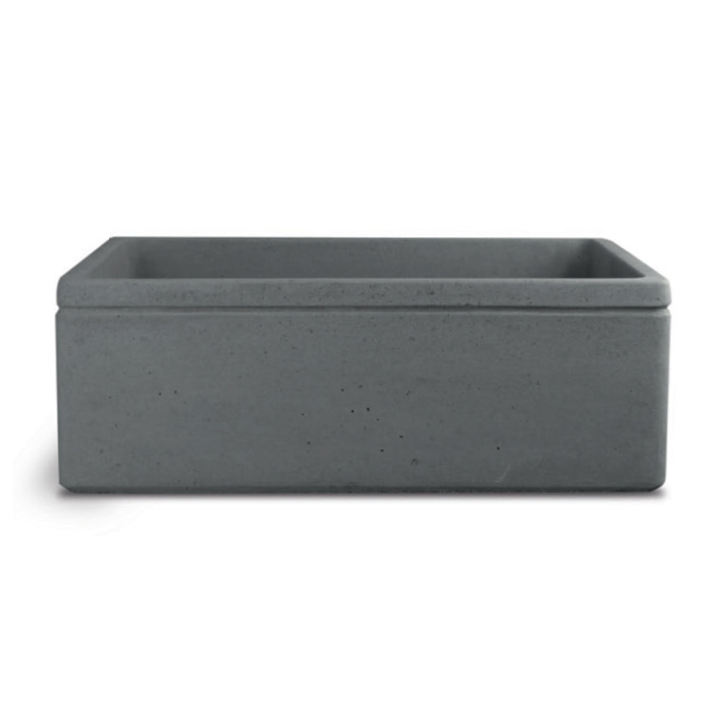 Lavello da esterno in cemento antracite cm 50x40x18h cm modello Liz