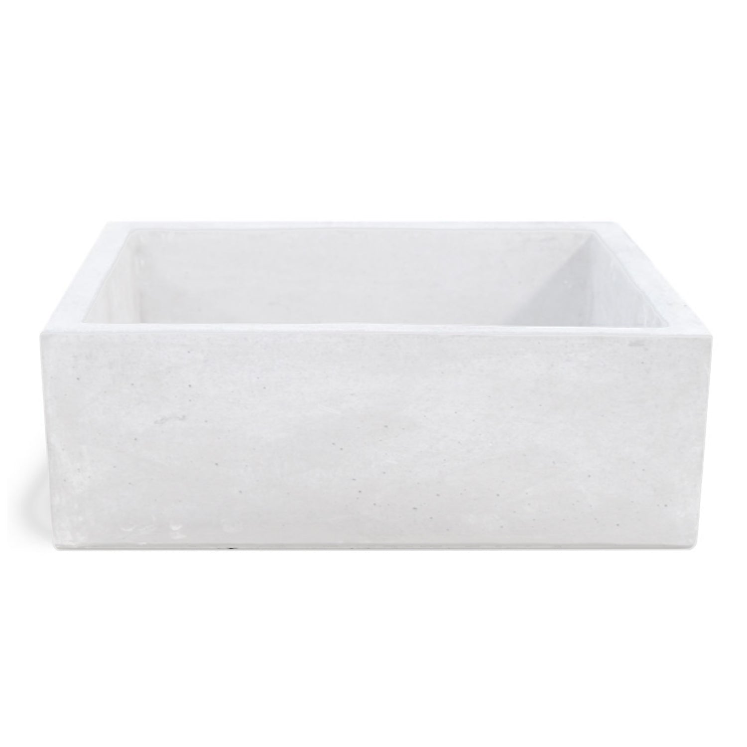 Lavello da esterno in cemento bianco cm 45x35x16h cm modello Desy