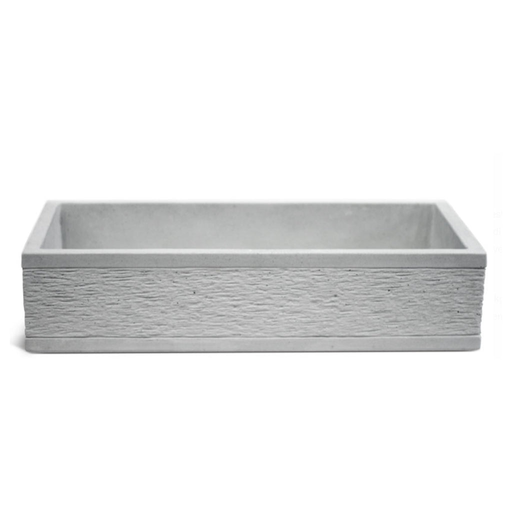 Acquaio da giardino in cemento Grigio cm 70x35x16h cm modello Best XL