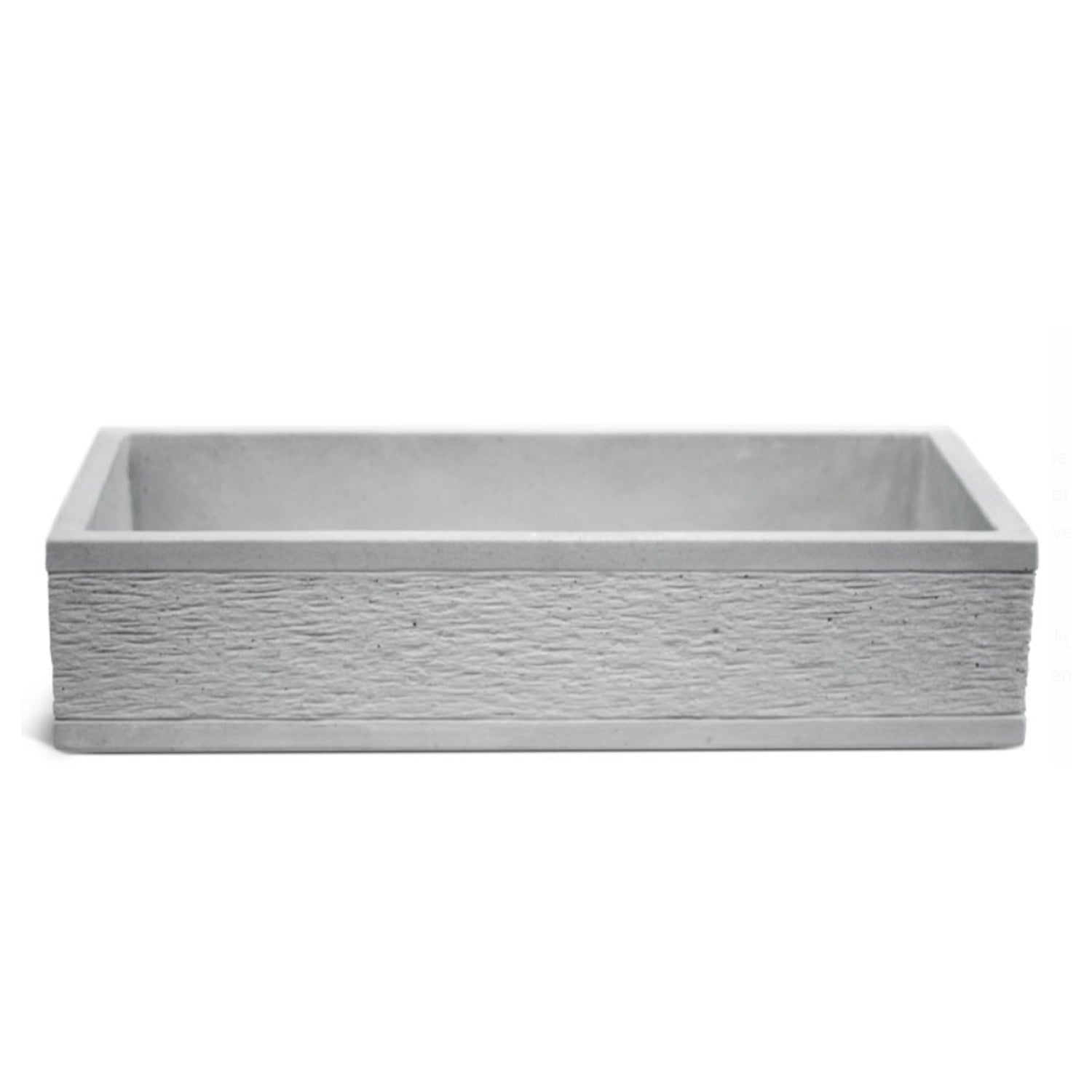 Acquaio da giardino in cemento Grigio cm 70x35x16h cm modello Best XL
