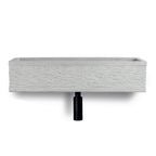 Acquaio da giardino in cemento Grigio cm 70x35x16h cm modello Best XL