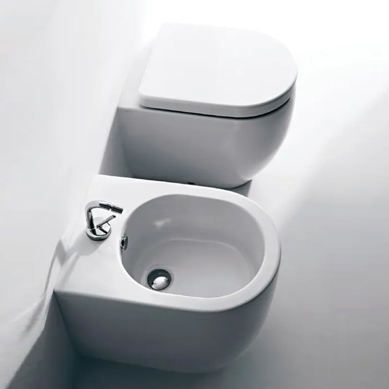Bidet Filomuro 52x36 cm collezione Flo Kerasan