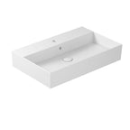 Lavabo da appoggio/sospeso 71x46cm serie Meg11 Pro di Ceramica Galassia -  Bianco lucido