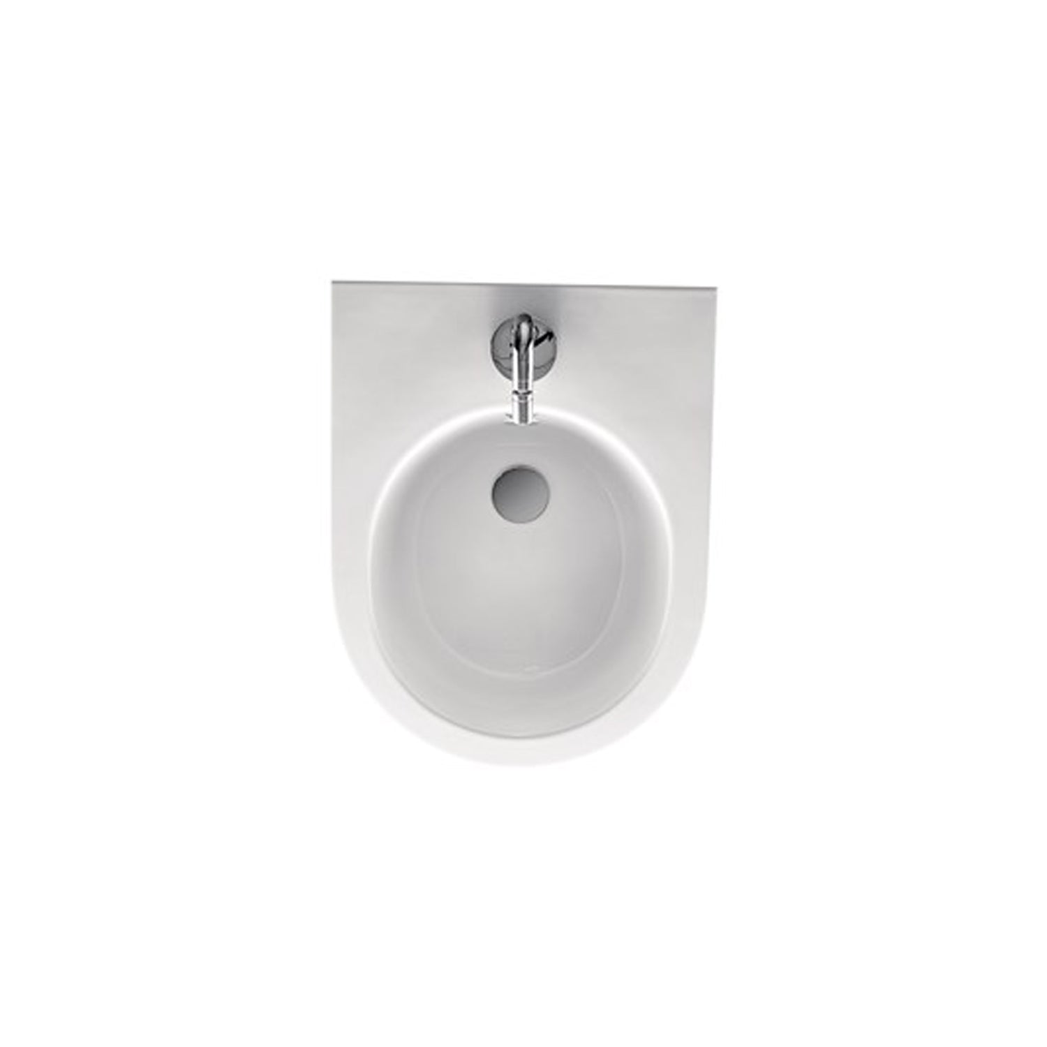 Sanitari filomuro scarico traslato 56x37 cm collezione Flo Kerasan con sedile soft close