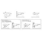 Bidet Sospeso 50x35 cm collezione Flo Kerasan