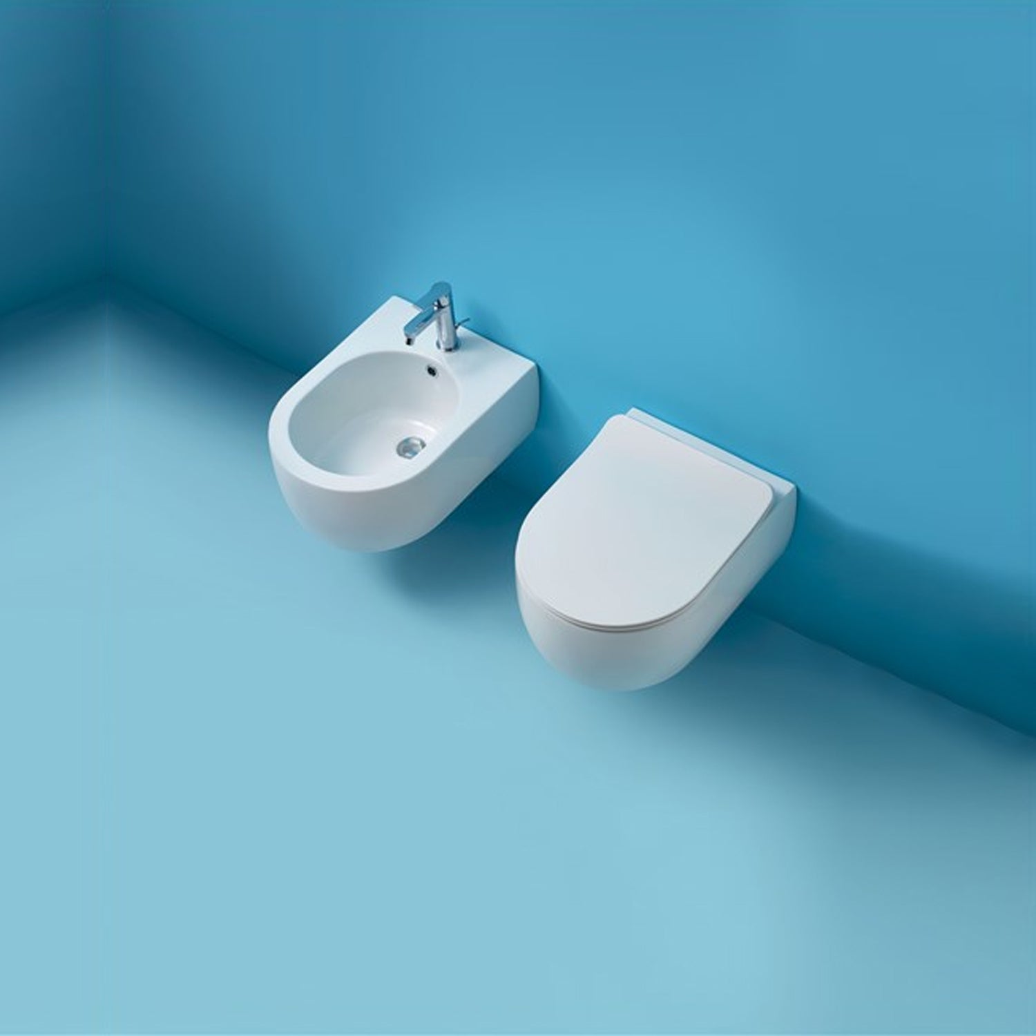 Bidet Sospeso 50x35 cm collezione Flo Kerasan