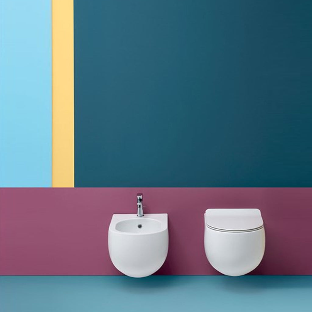 Bidet Sospeso 54x35 cm collezione Flo Kerasan