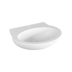 Lavabo Azzurra Clik sospeso 60x51 cm con foro rubinetteria - Bianco lucido