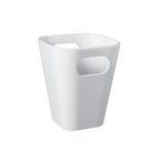 Lavabo Azzurra Tandem con cesto contenitore e foro rubinetteria 44x43 cm - Bianco lucido