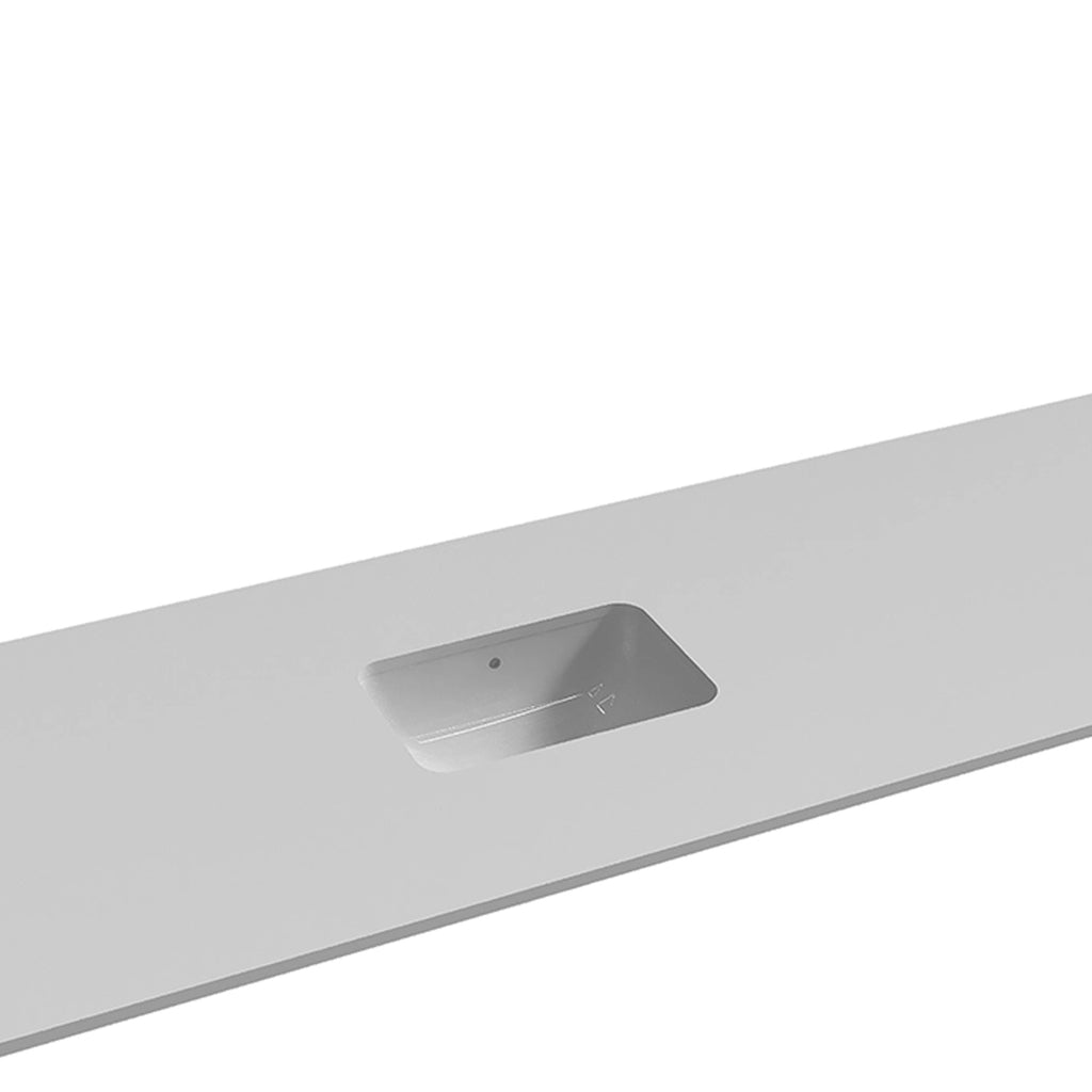 Lavabo sottopiano Azzurra Built-in Under 55x38 cm con foro troppopieno - Bianco lucido