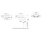 Lavabo da appoggio Ceramica Azzurra Elegance Circle Ã¸30x12H cm con bordo sottile