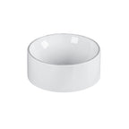 Lavabo da appoggio Ceramica Azzurra Elegance Circle Ã¸30x12H cm con bordo sottile