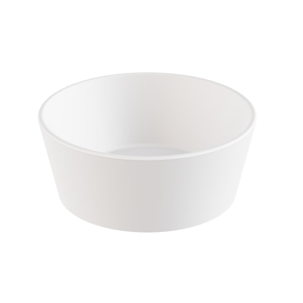 Lavabo rotondo Azzurra serie Forma Ã¸35x14 cm - Bianco lucido