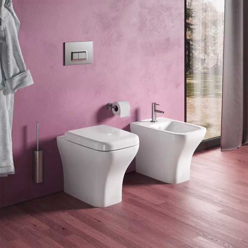 Coppia sanitari filomuro BathCore collezione Jasmine 48