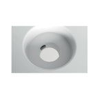Lavabo lavatrucco vasca a destra Domus Falerii 120x46 cm installazione sospesa o da appoggio