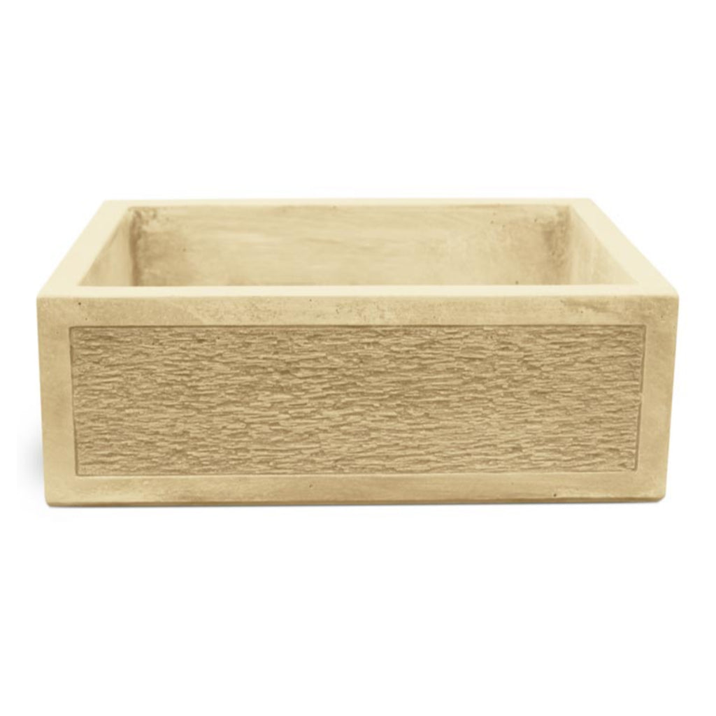 Acquaio da giardino in cemento nocciola cm 45x35x16h cm modello Best