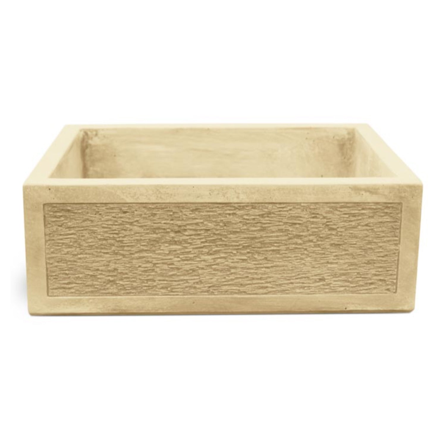 Acquaio da giardino in cemento nocciola cm 45x35x16h cm modello Best